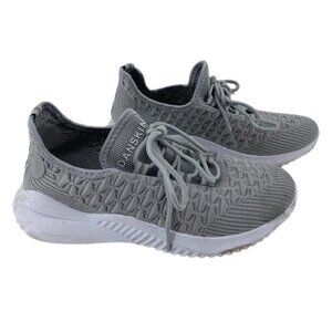 Danskin Gray White Lace Up Athletic Shoes | Size 7.5